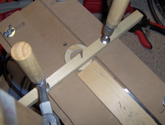 Channel-widening set-up